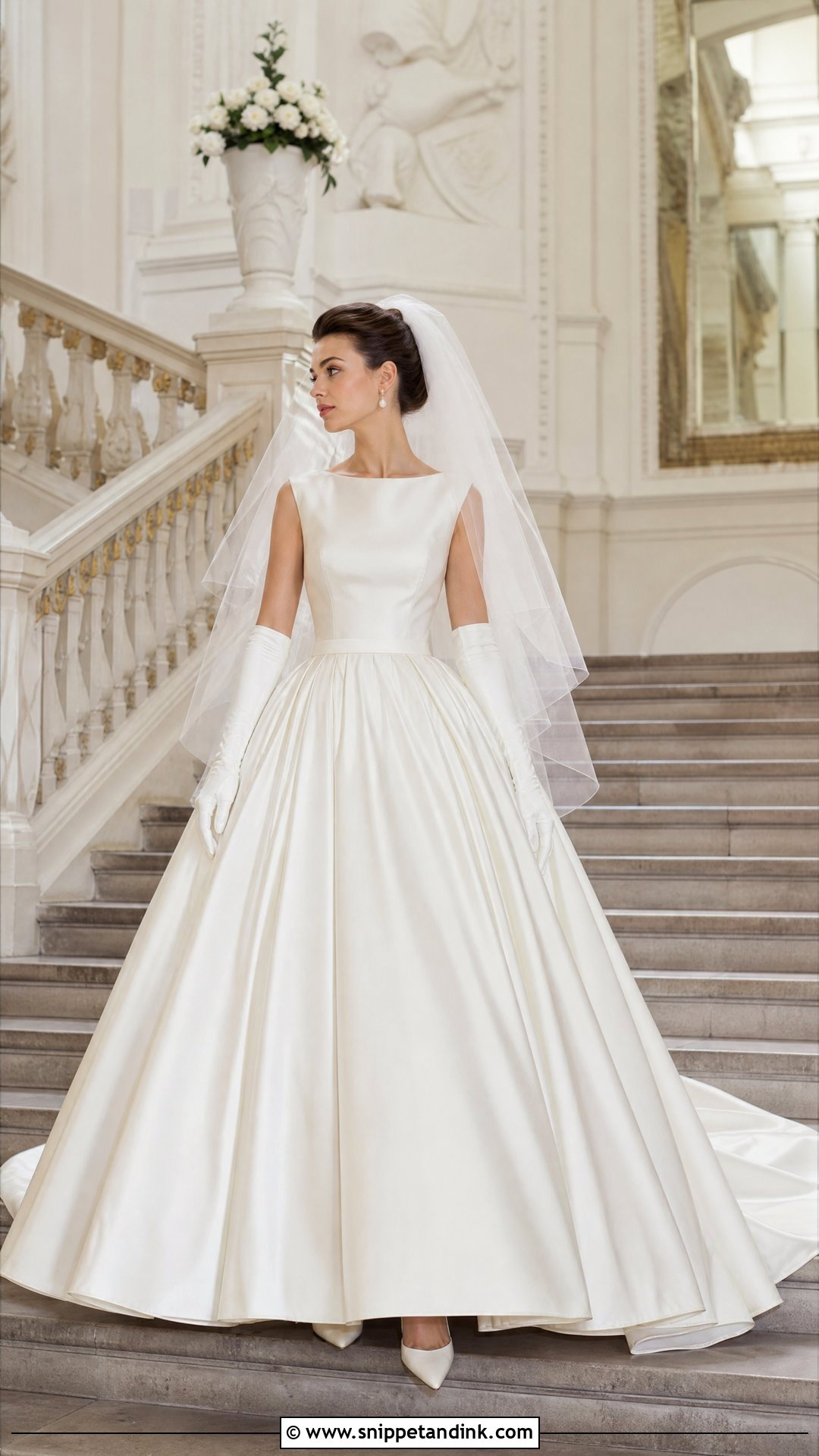 1950s Ball Gown Bridal Gown - Snippet and Ink - 20 Vintage Bridal Gowns