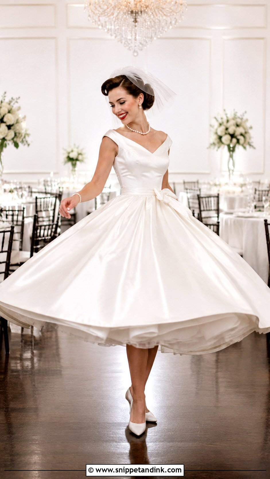 1950s Full Skirt Wedding Dress - Snippet and Ink - 25 Vintage Wedding Dress 1950s 1940s Ideas