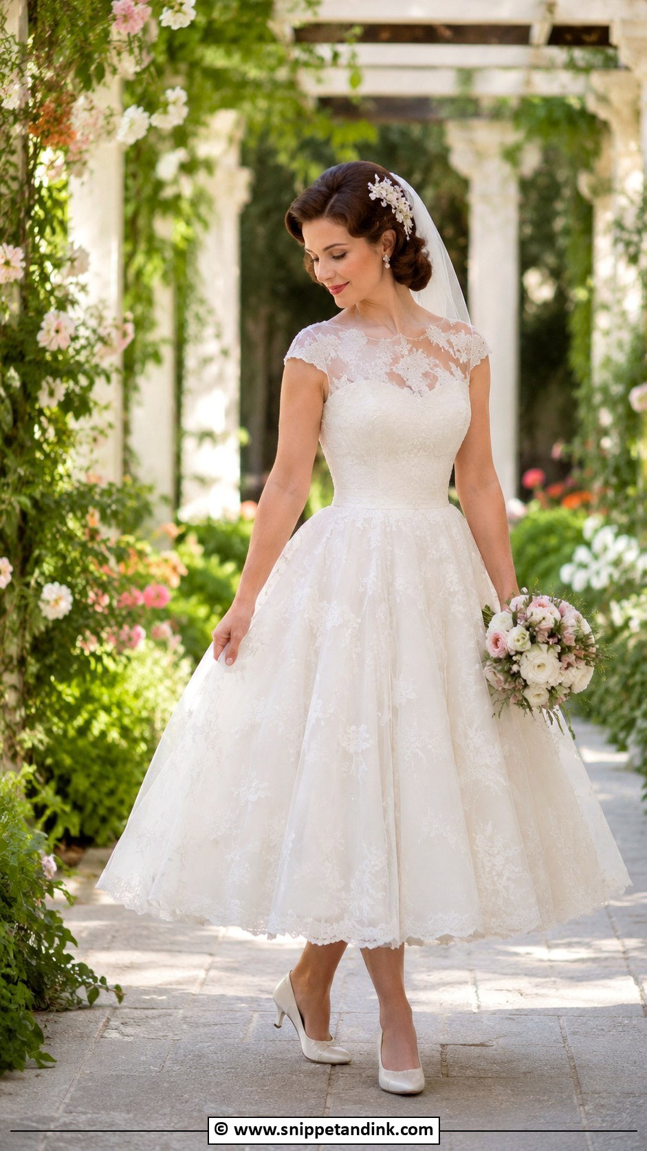 1950s Garden Wedding Dress - Snippet and Ink - 30 1950s Wedding Dress Ideas
