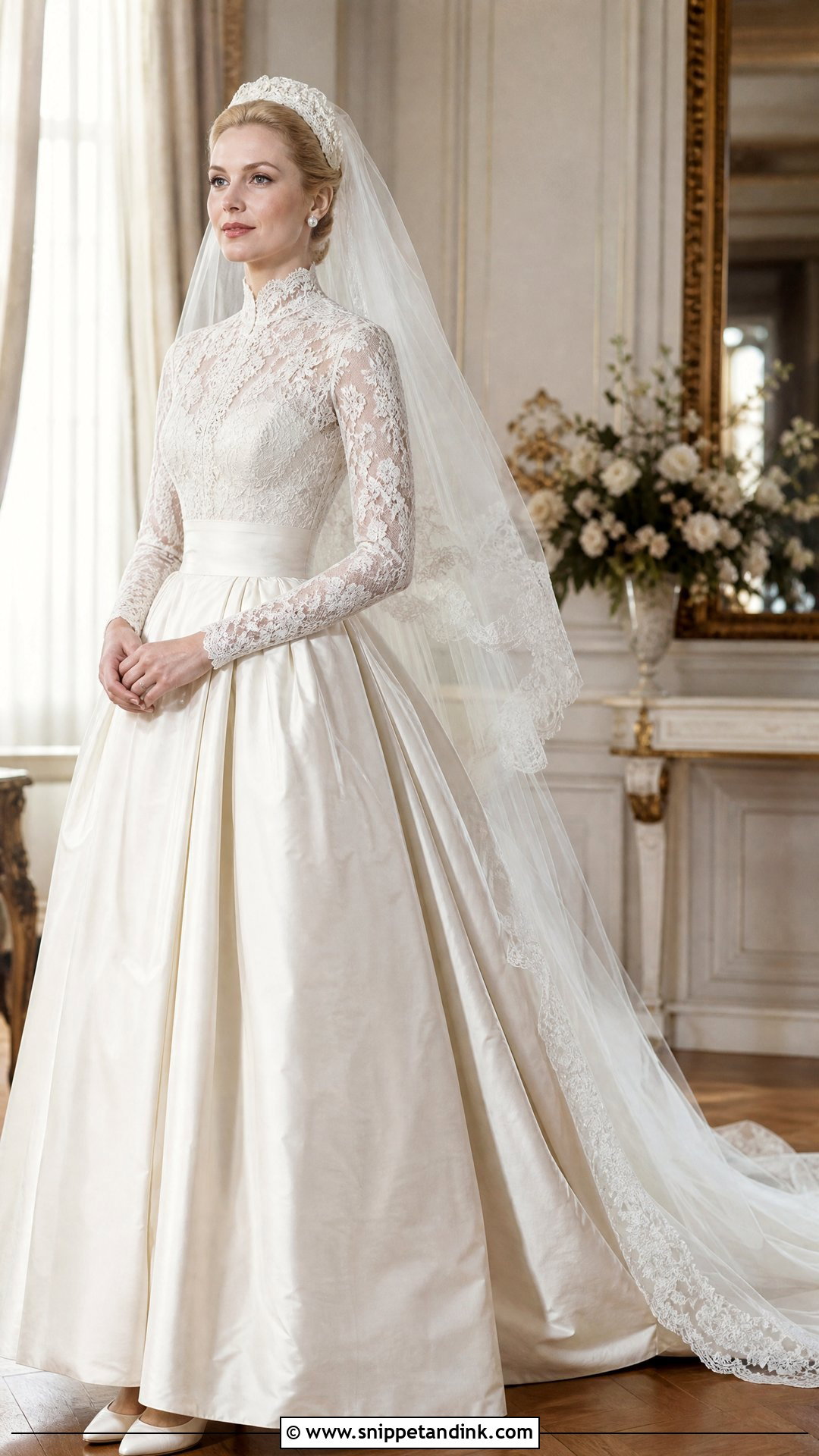 1950s Grace Kelly Wedding Dress - Snippet and Ink - 20 Vintage Wedding Dress 50s Ideas