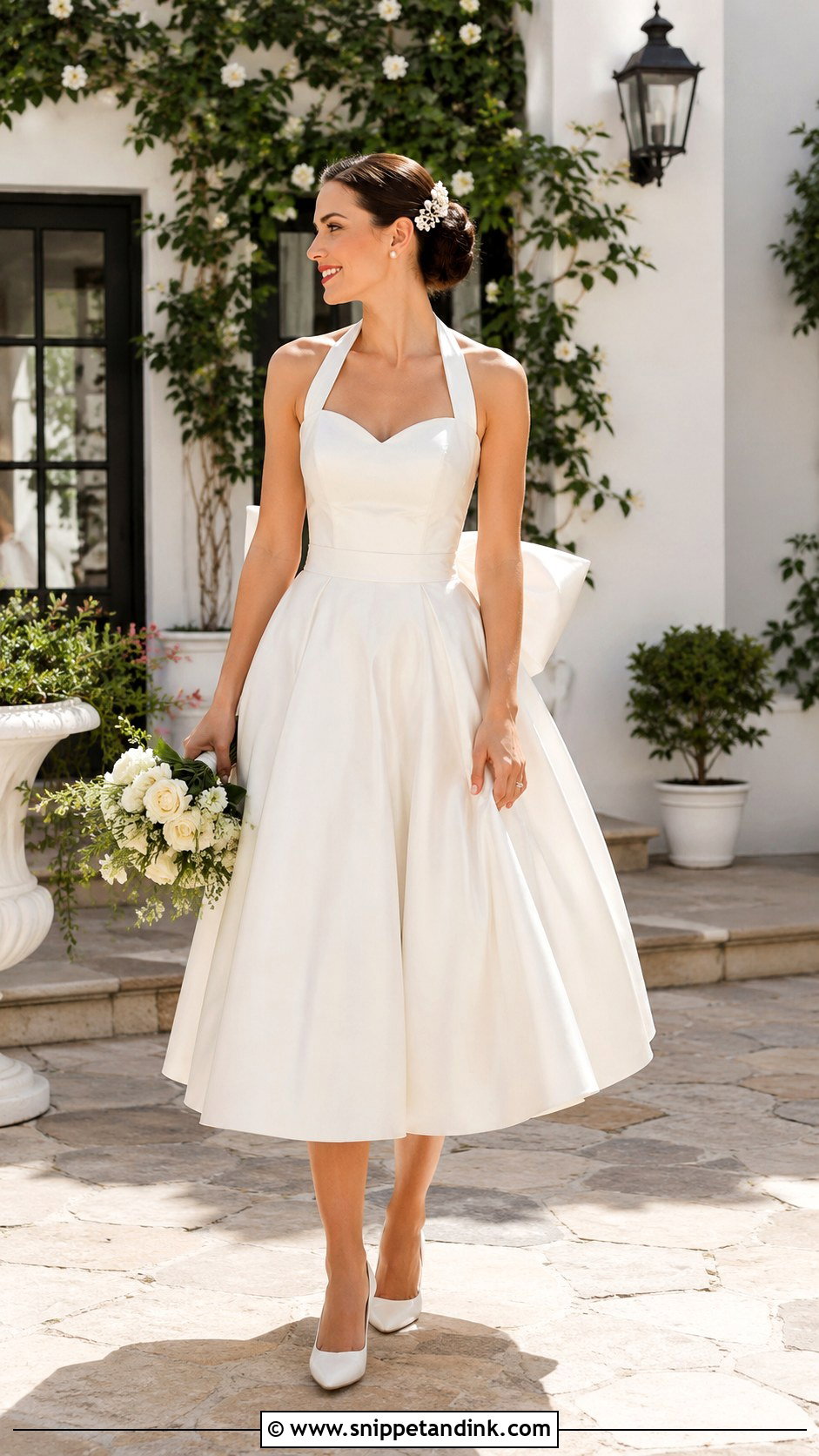 1950s Halter Wedding Dress - Snippet and Ink - 25 1950 Wedding Dress Ideas