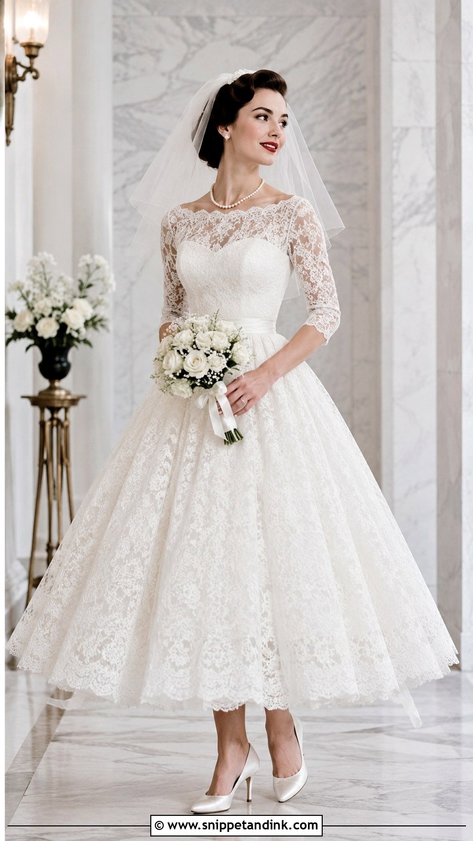 1950s Lace Wedding Dress - Snippet and Ink - 25 Vintage Wedding Dress 1950s 1940s Ideas