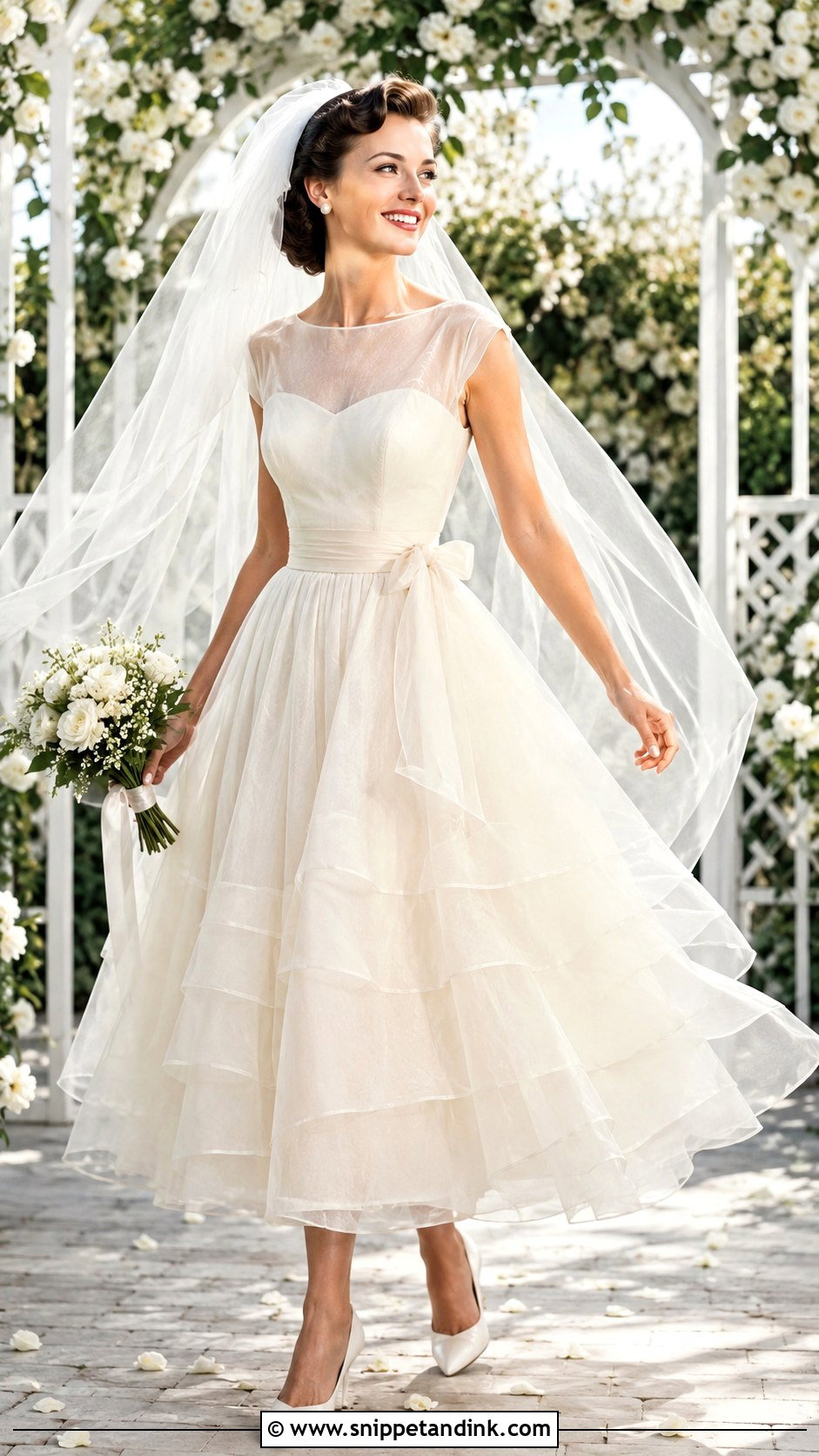 1950s Organza Wedding Dress - Snippet and Ink - 25 1950 Wedding Dress Ideas