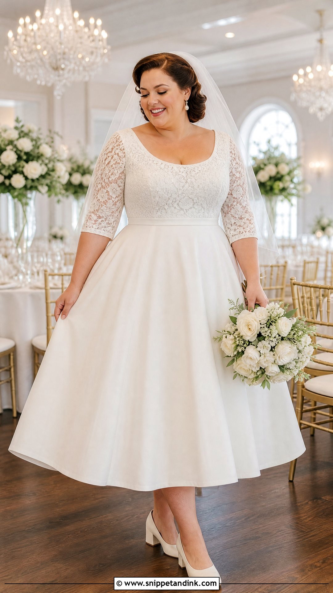 1950s Plus Size Wedding Dress - Snippet and Ink - 20 Vintage Wedding Dress 50s Ideas