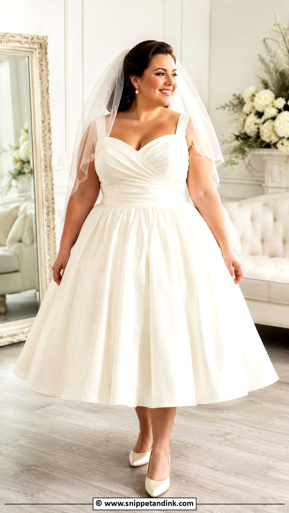 1950s Plus Size Wedding Dress - Snippet and Ink - 30 1950s Wedding Dress Ideas