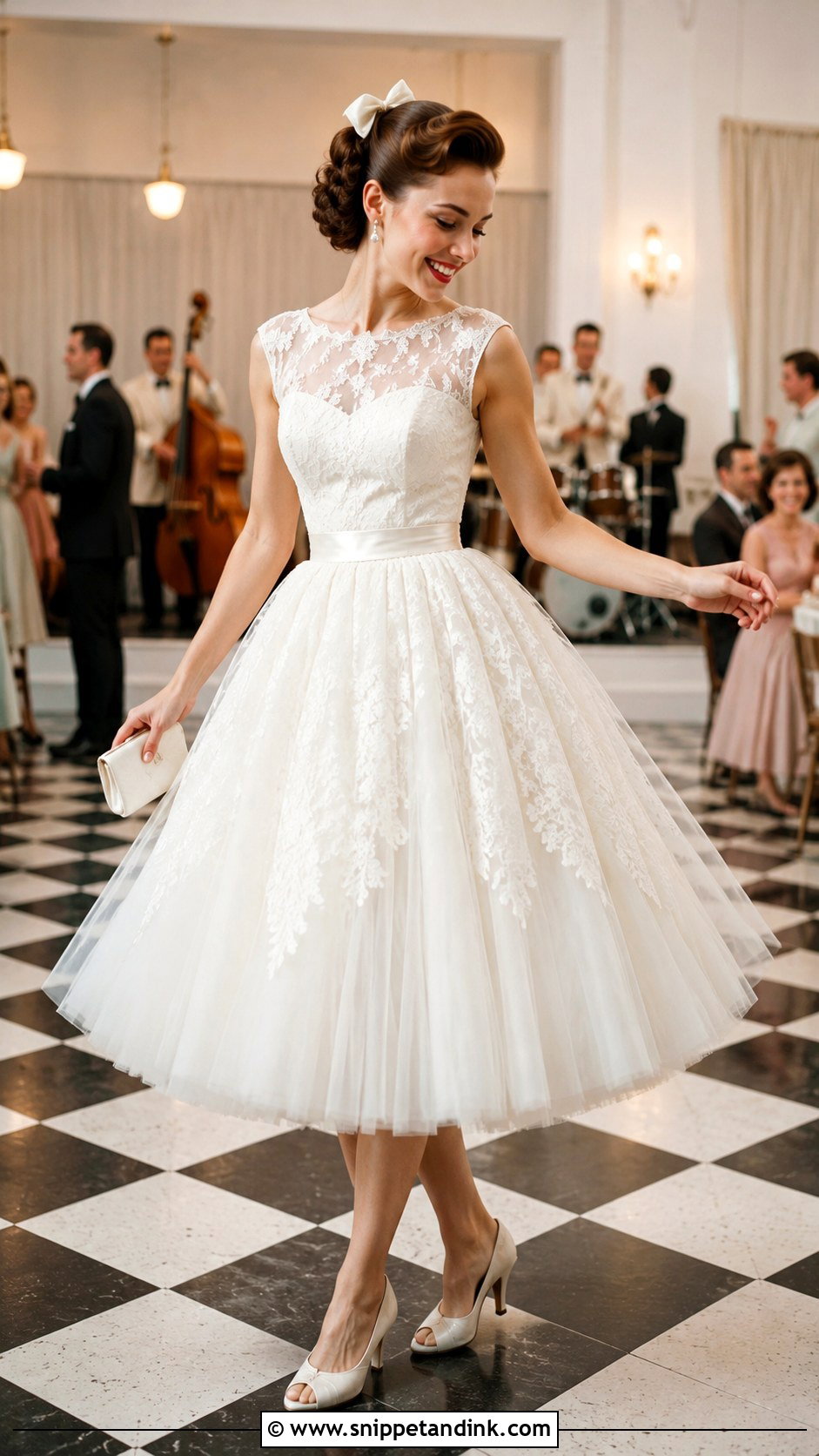 1950s Reception Wedding Dress - Snippet and Ink - 25 Vintage Wedding Dress 1950s 1940s Ideas