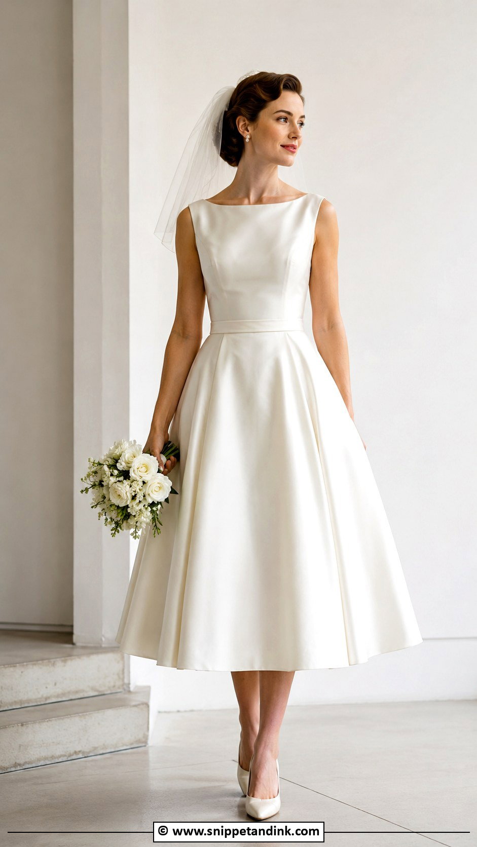 1950s Simple Wedding Dress - Snippet and Ink - 30 1950s Wedding Dress Ideas