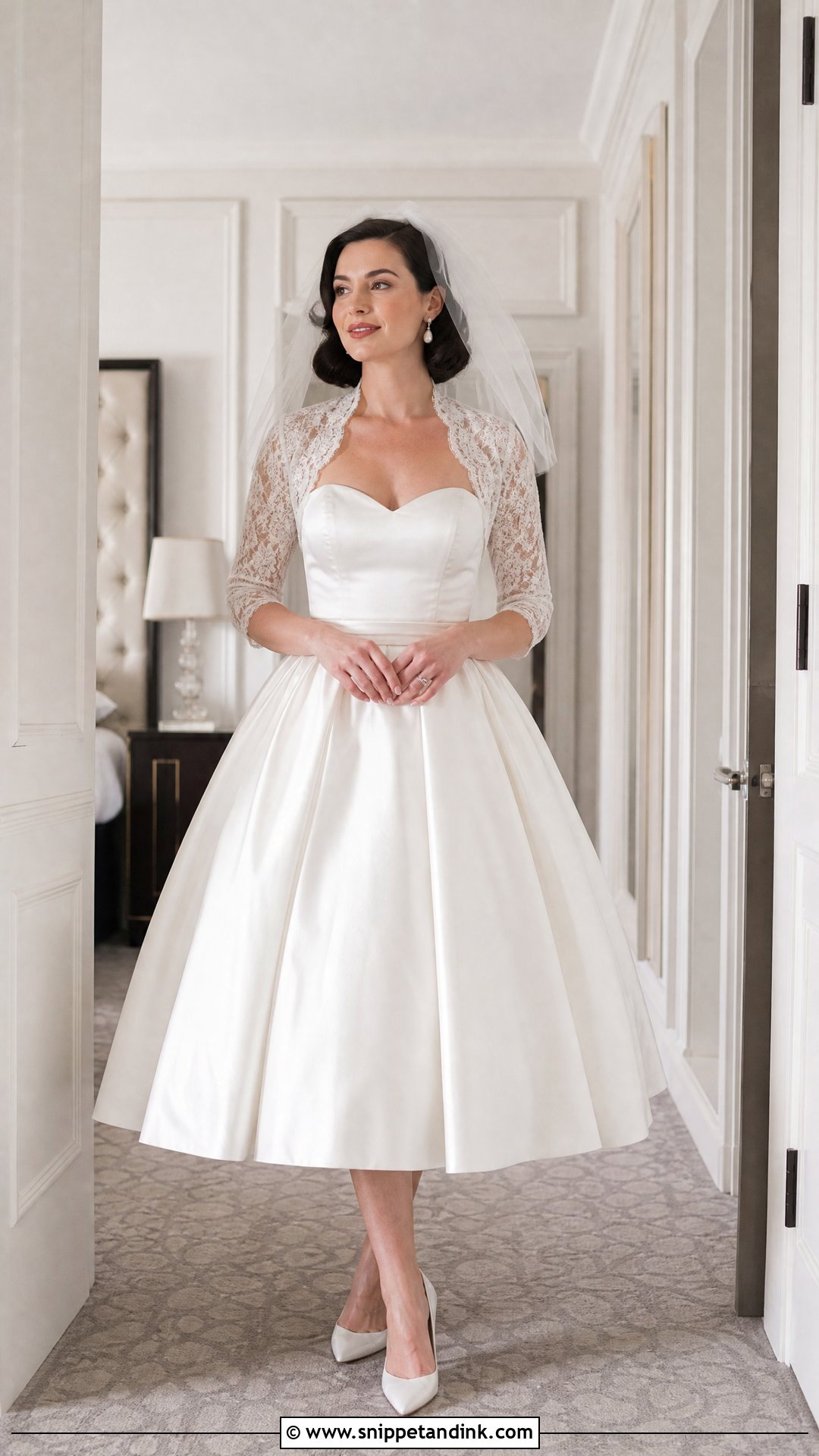 1950s Strapless Wedding Dress - Snippet and Ink - 20 Vintage Wedding Dress 50s Ideas