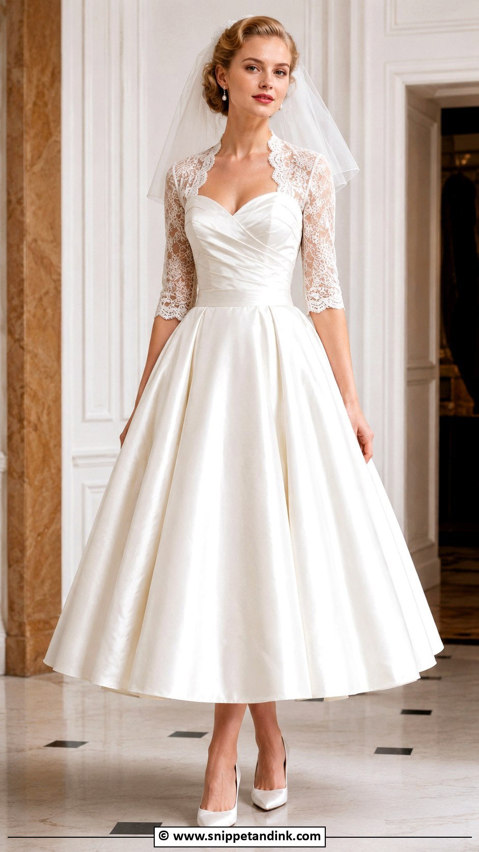 1950s Strapless Wedding Dress With Bolero - Snippet and Ink - 30 1950s Wedding Dress Ideas