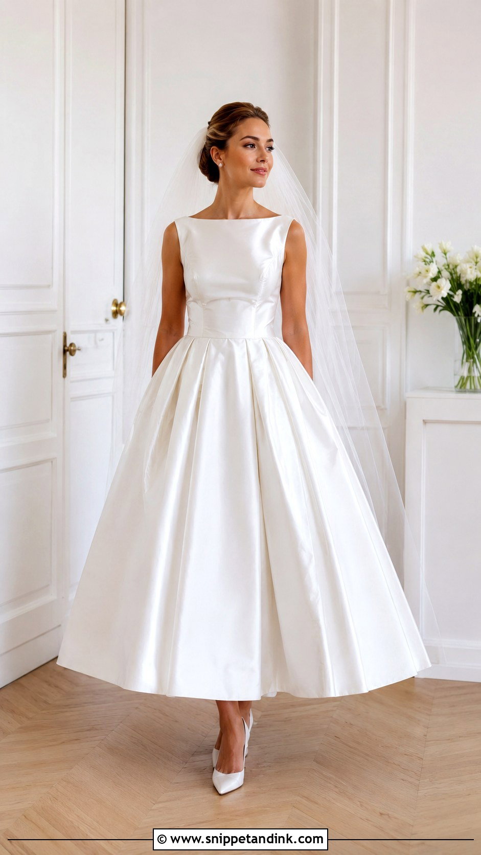 1950s Taffeta Wedding Dress - Snippet and Ink - 25 1950 Wedding Dress Ideas