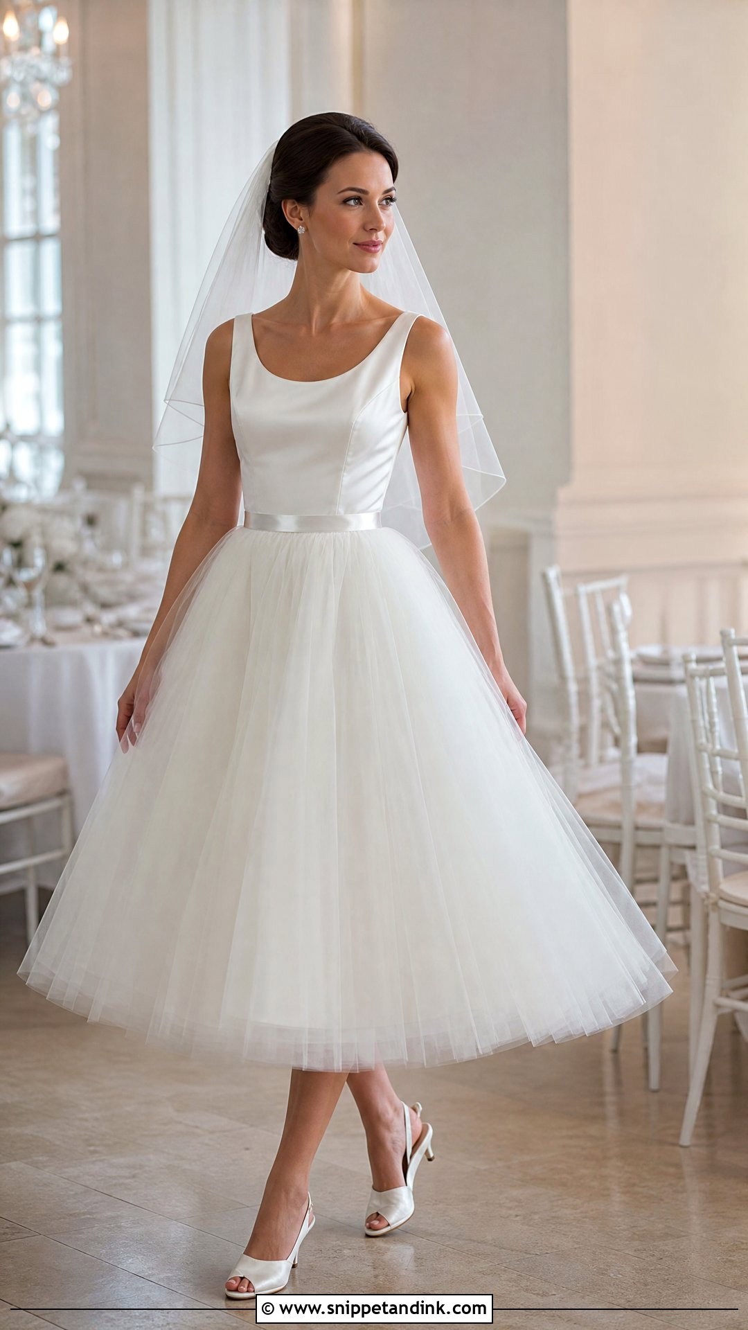 1950s Tulle Wedding Dress - Snippet and Ink - 20 Vintage Wedding Dress 50s Ideas