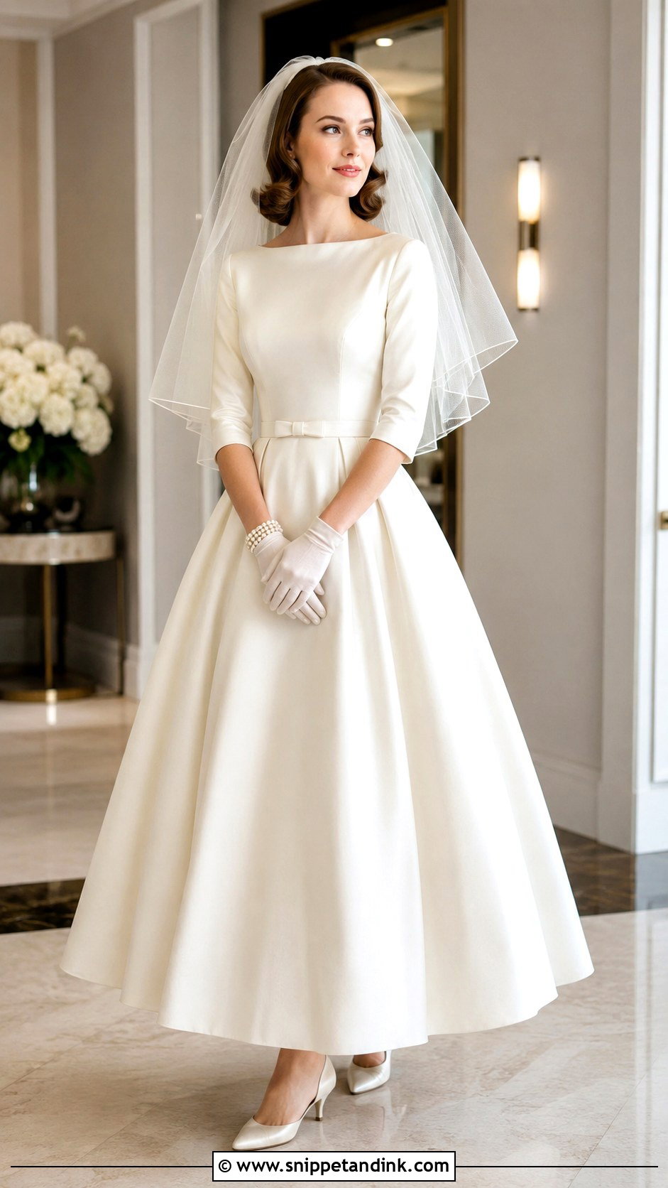 1959 Bateau Neck Wedding Dress - Snippet and Ink - 20 1959 Wedding Dress Ideas