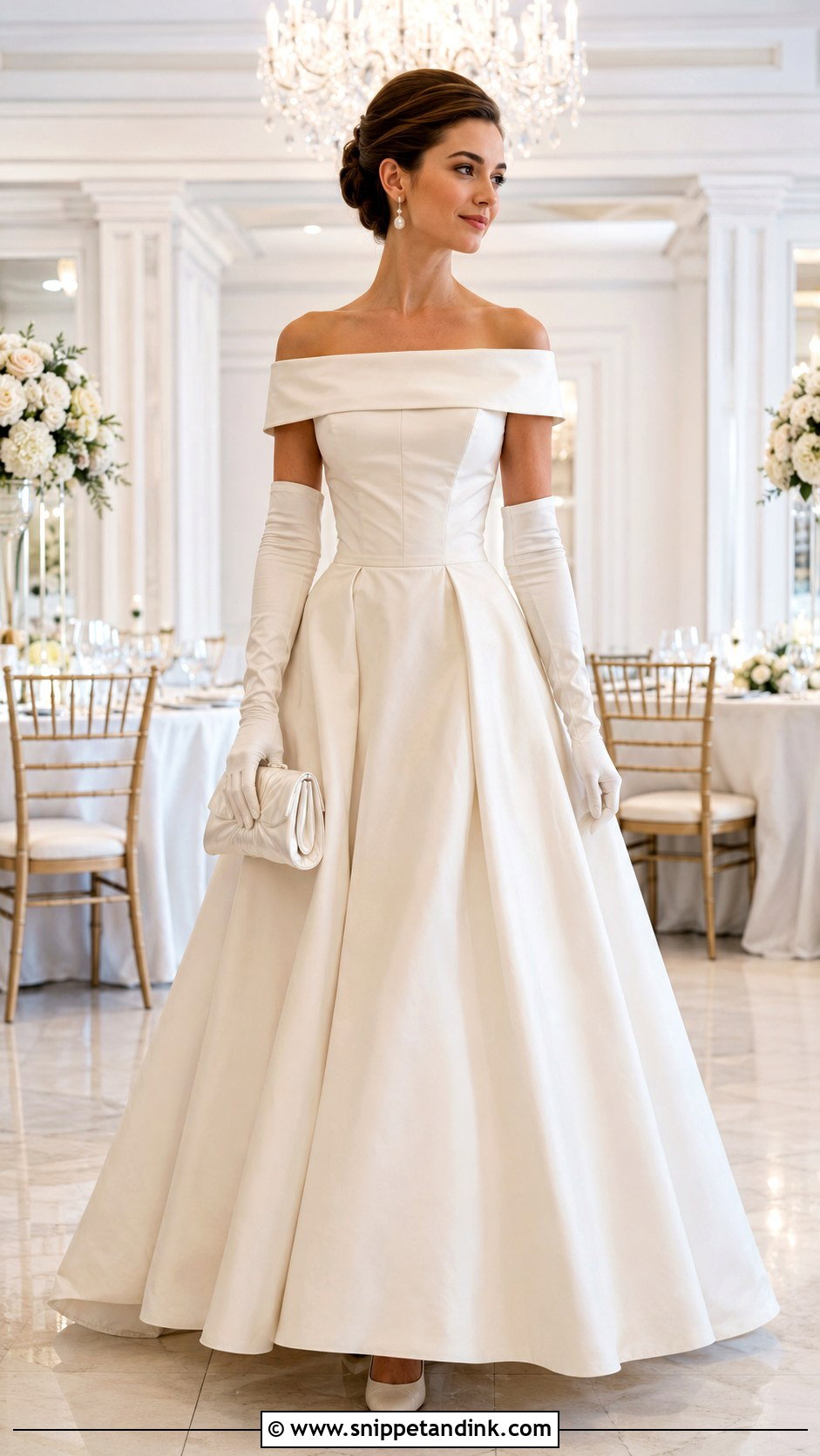 1959 Off Shoulder Wedding Dress - Snippet and Ink - 20 1959 Wedding Dress Ideas