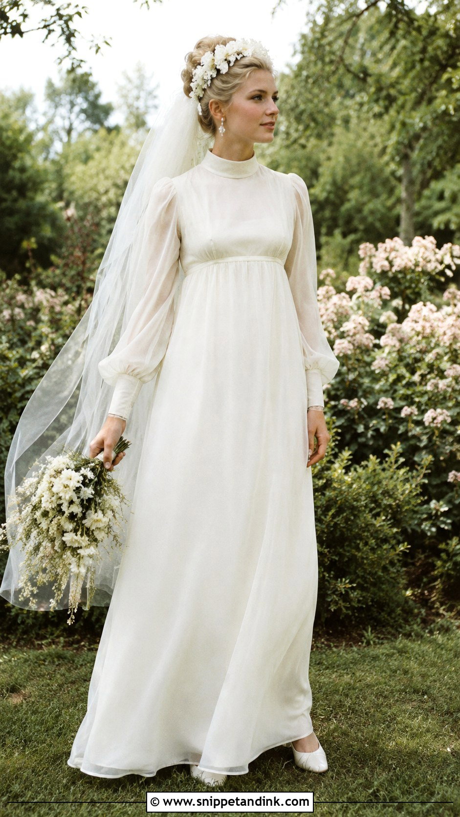 1960 Wedding Dress With Bishop Sleeves - Snippet and Ink - 20 1960 Wedding Dress Ideas