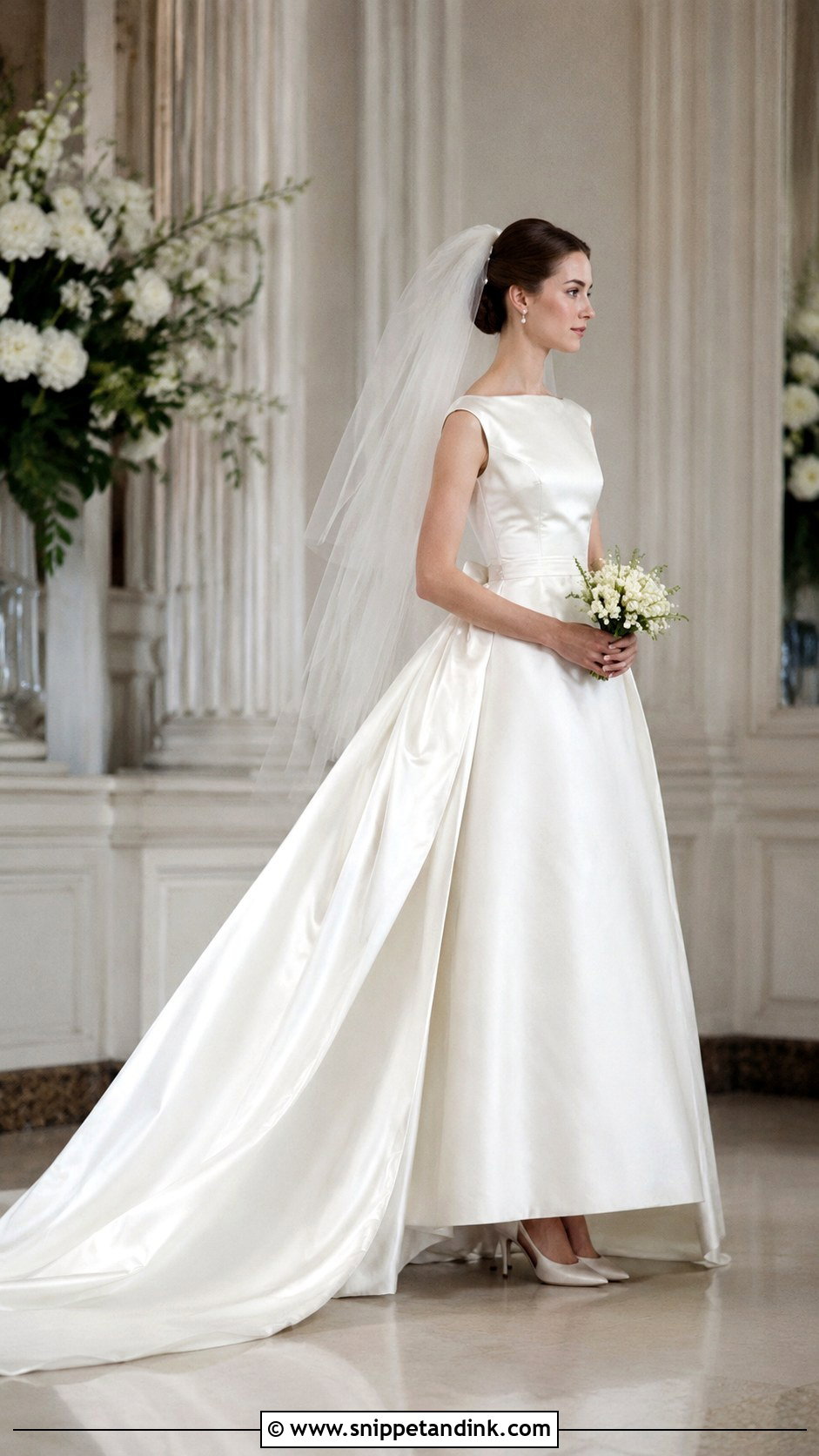 1960 Wedding Dress With Detachable Train - Snippet and Ink - 20 1960 Wedding Dress Ideas