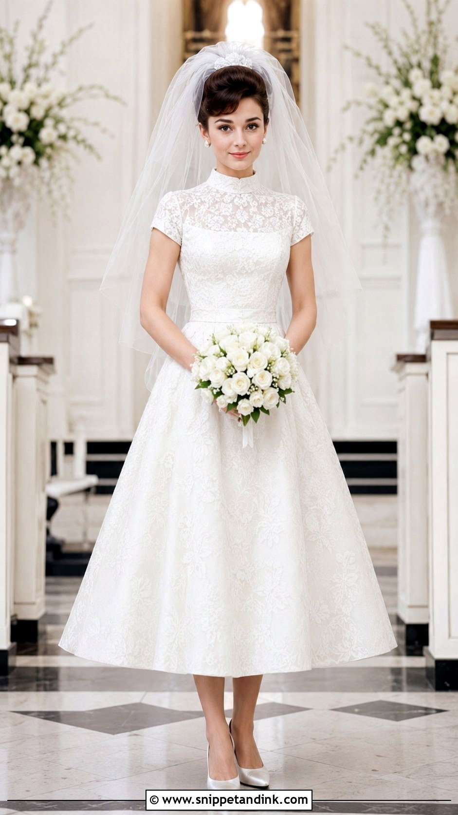 1960 Wedding Dress With High Neckline - Snippet and Ink - 20 1960 Wedding Dress Ideas