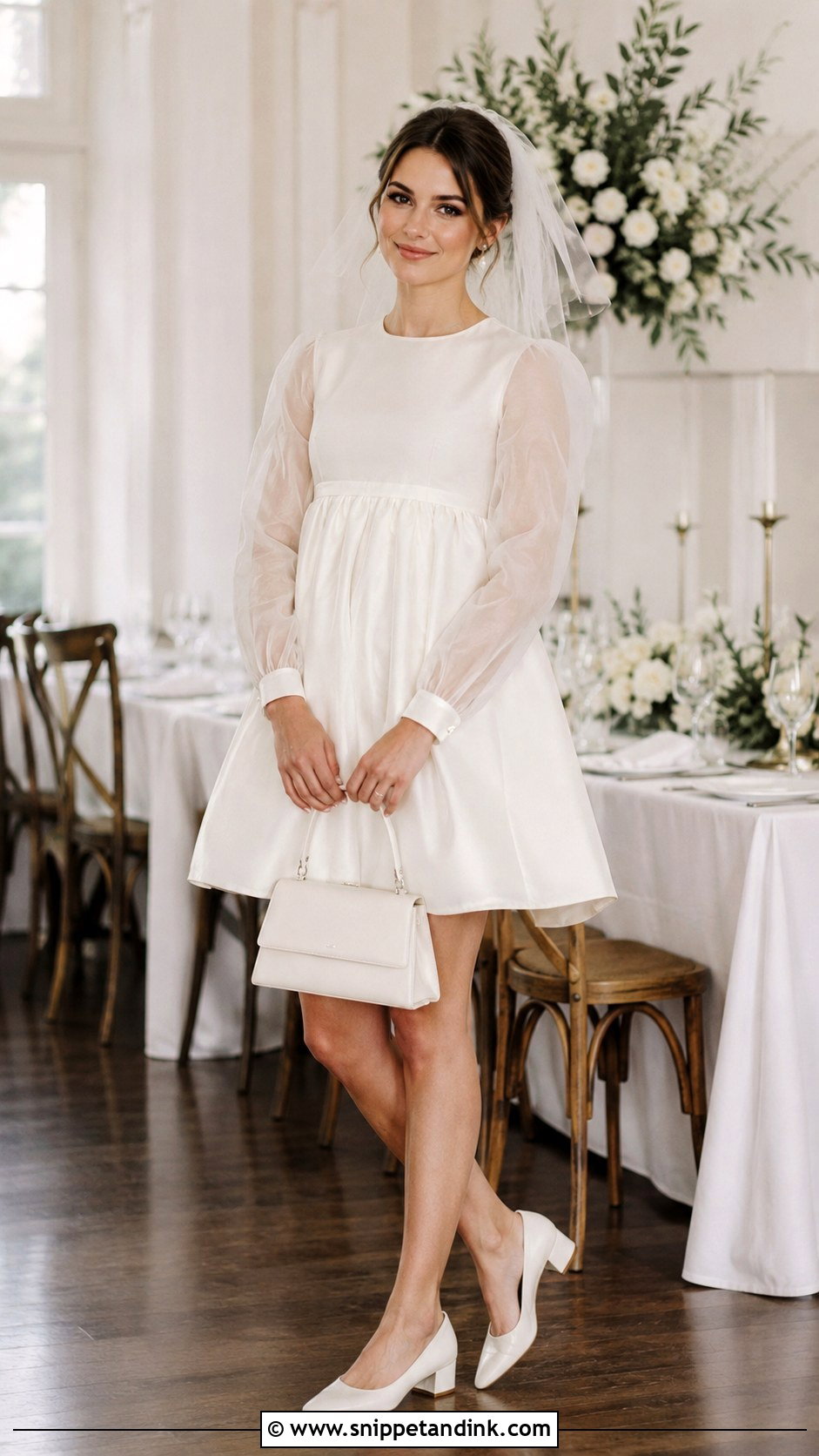 1960s Babydoll Wedding Dress - Snippet and Ink - 20 1960s Wedding Dress Ideas