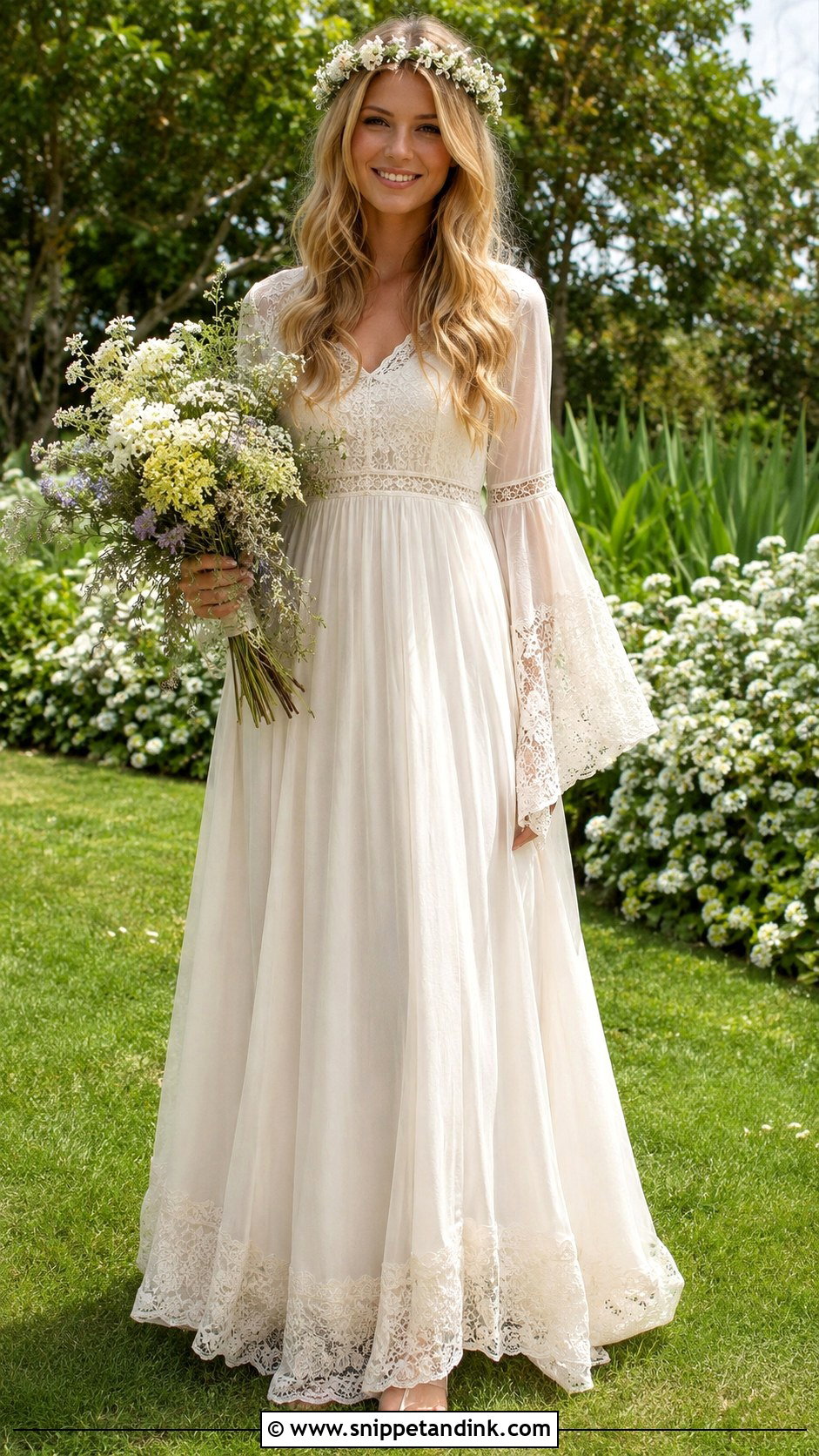 1960s Boho Wedding Dress - Snippet and Ink - 25 1960s Wedding Dresses