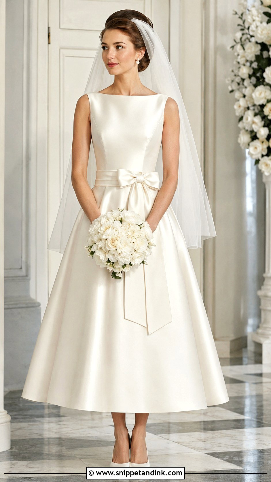 1960s Bow Wedding Dress - Snippet and Ink - 25 1960s Wedding Dresses