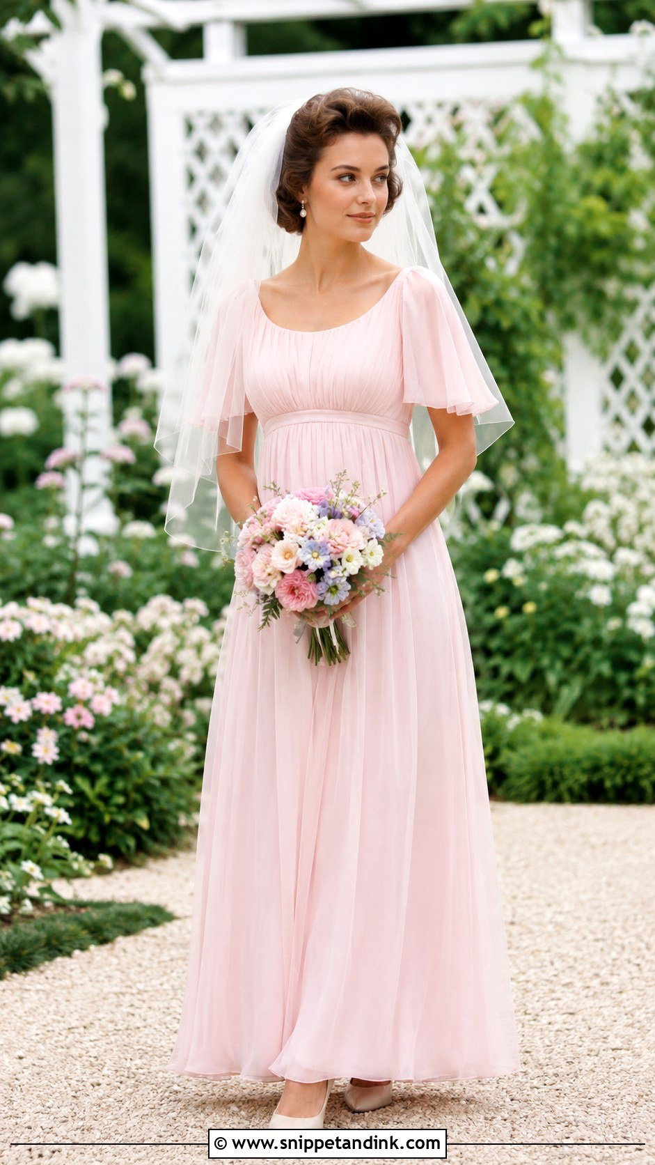1960s Colored Wedding Dress - Snippet and Ink - 25 1960s Wedding Dresses