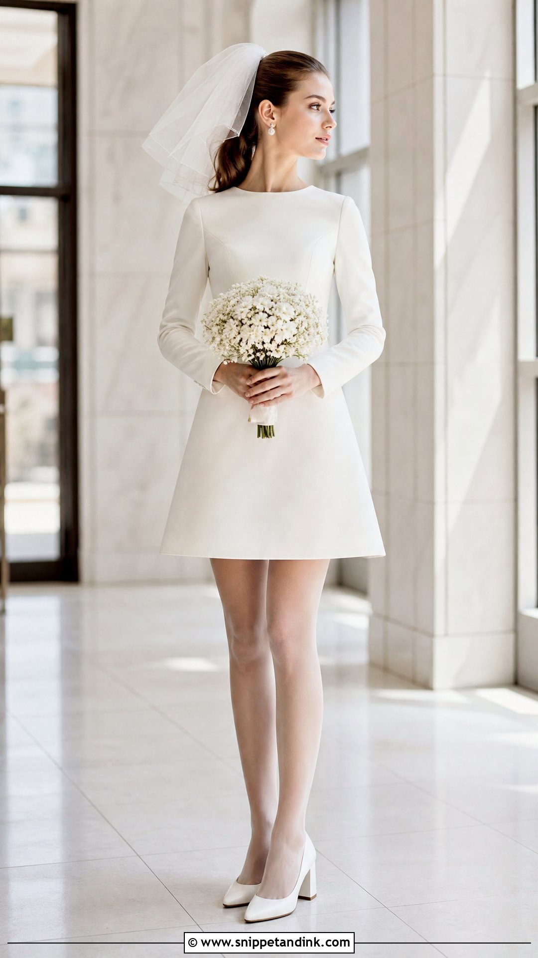 1960s Mod Mini Wedding Dress - Snippet and Ink - 20 Vintage Glam Wedding Dress Ideas