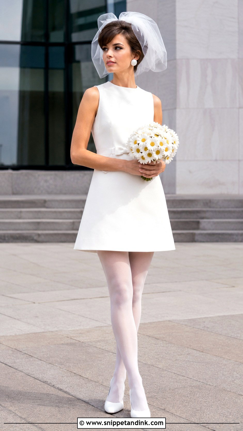 1960s Mod Mini Wedding Dress - Snippet and Ink - 20 Vintage Wedding Dress 1960s Ideas