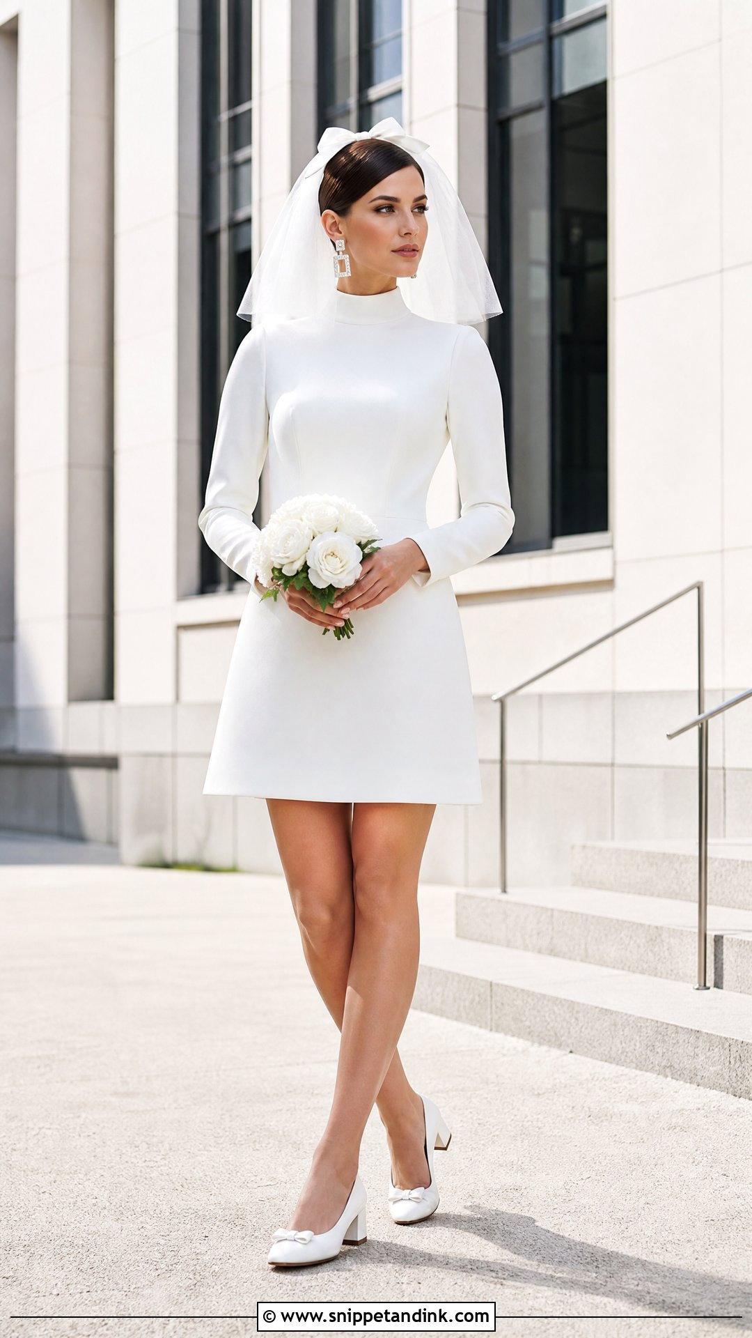 1960s Mod Mini Wedding Dress - Snippet and Ink - 25 Old Fashioned Wedding Dress Ideas