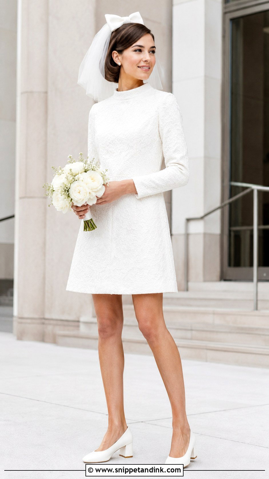 1960s Mod Mini Wedding Dress - Snippet and Ink - 20 Elegant Classy Vintage Wedding Dress Ideas