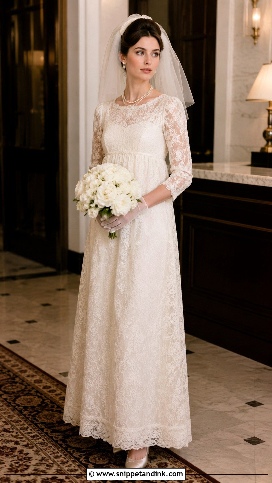 1960s Off White Wedding Dress - Snippet and Ink - 25 1960s Wedding Dresses
