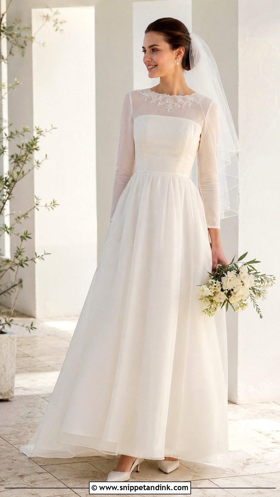 1960s Organza Wedding Dress - Snippet and Ink - 25 1960s Wedding Dresses