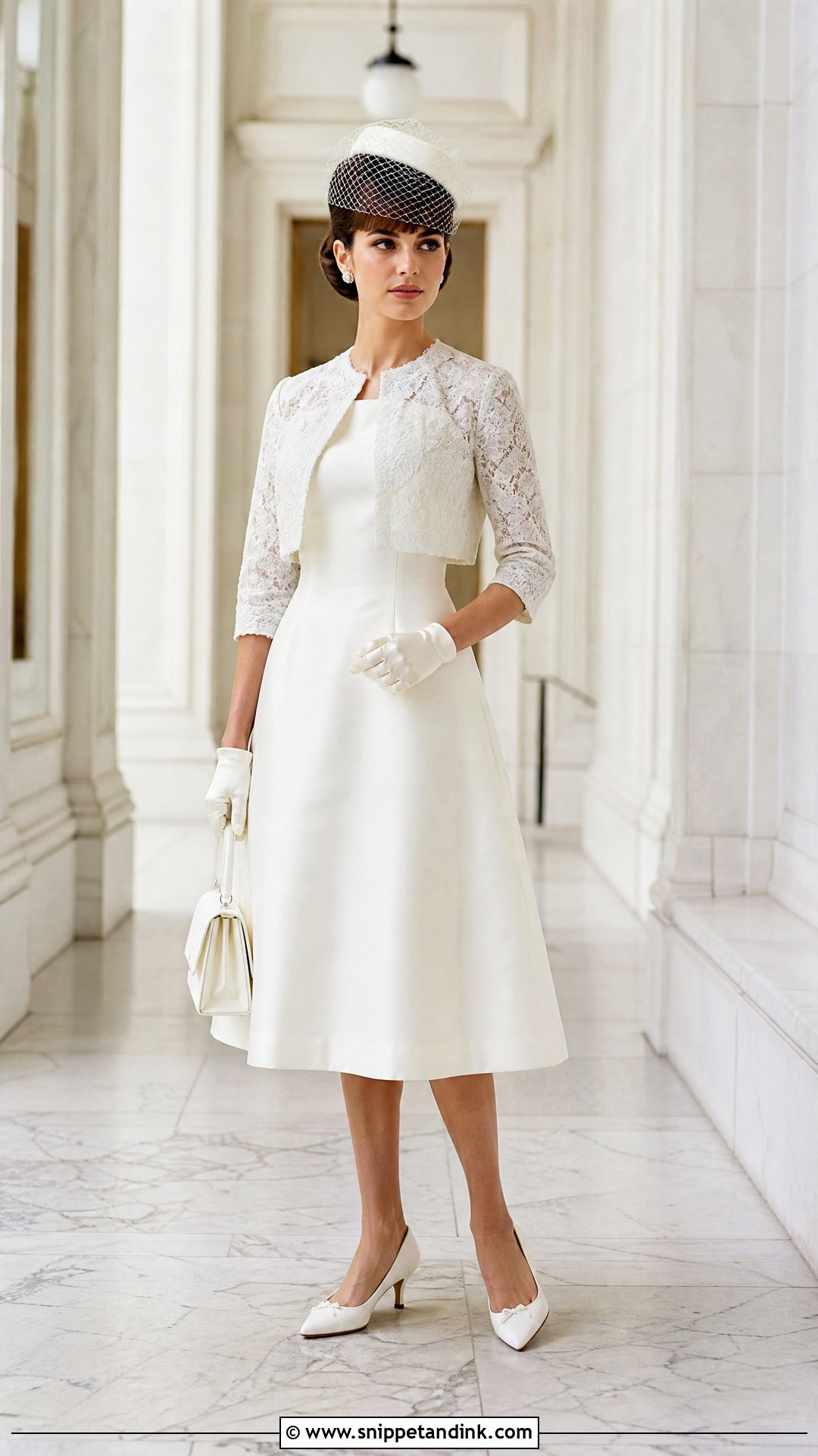 1960s Wedding Dress With Jacket - Snippet and Ink - 20 Vintage Retro Wedding Dress Ideas