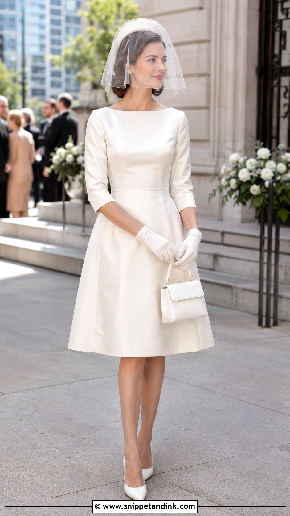 1960s Wedding Dress With Pillbox Veil - Snippet and Ink - 20 1960s Wedding Dress Ideas