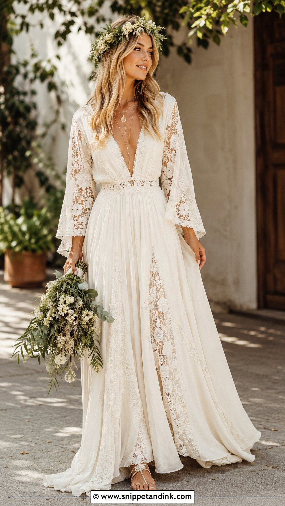 1970 Boho Wedding Dress - Snippet and Ink - 25 1970 Wedding Dress Ideas