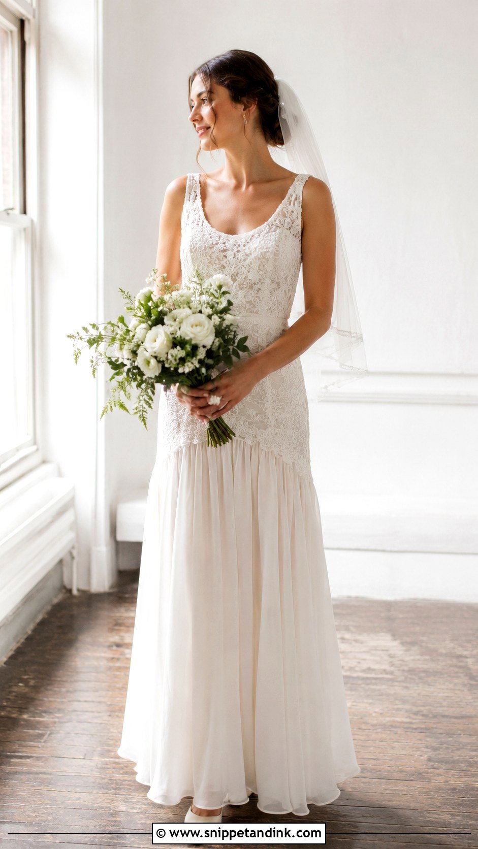 1970 Drop Waist Wedding Dress - Snippet and Ink - 25 1970 Wedding Dress Ideas