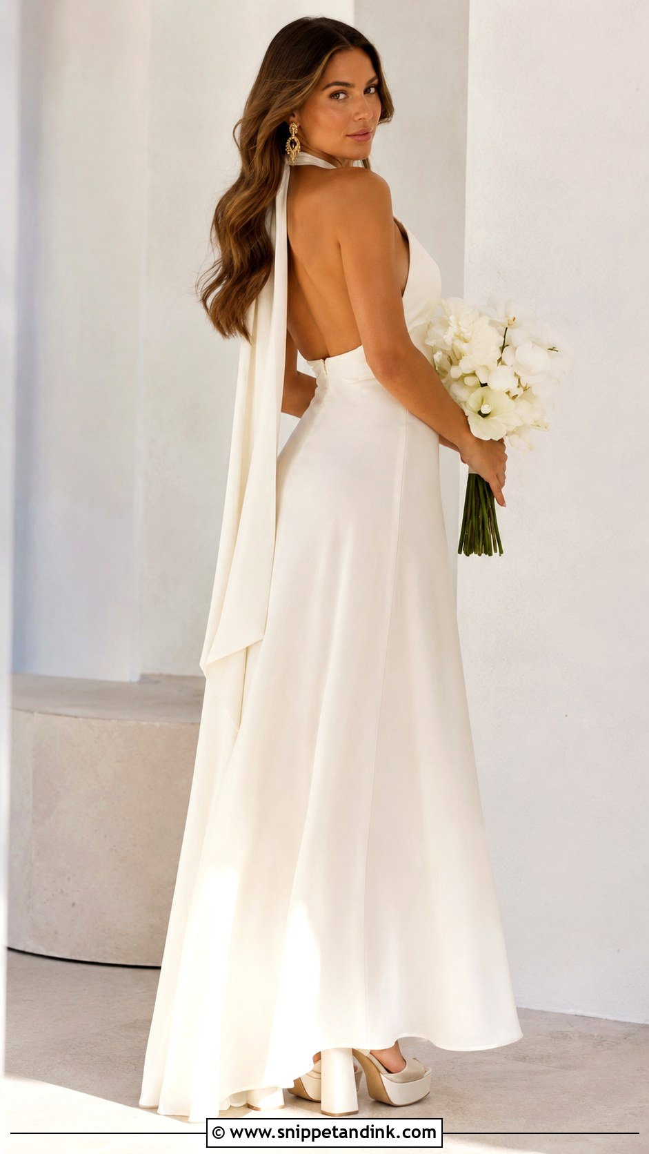 1970 Halter Wedding Dress - Snippet and Ink - 25 1970 Wedding Dress Ideas