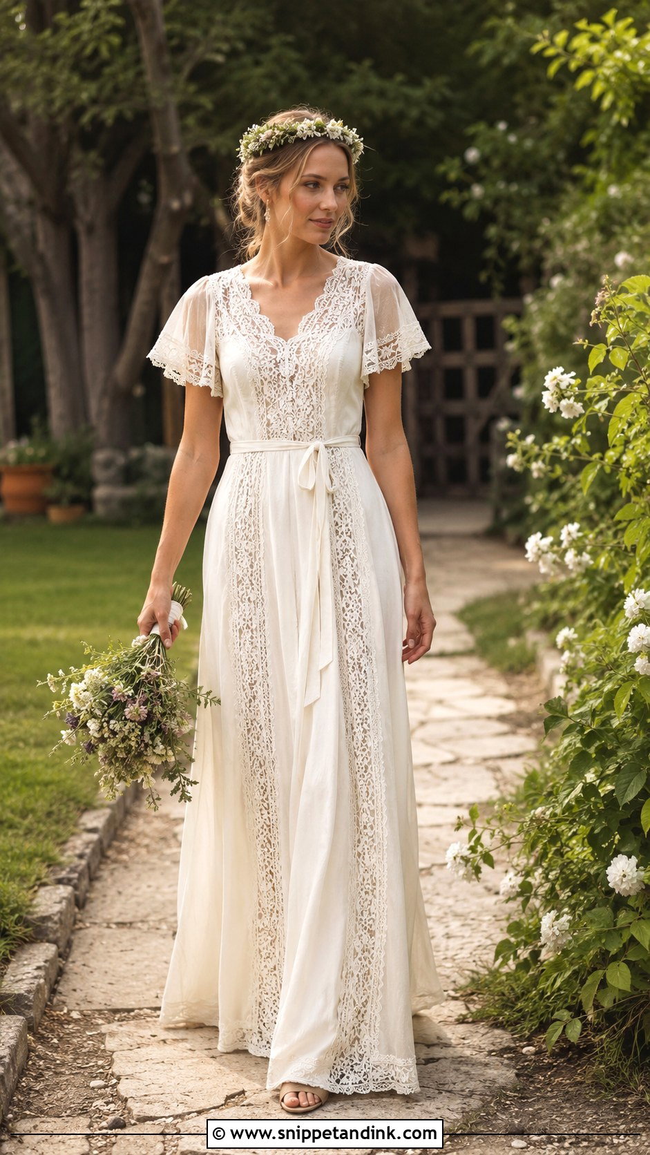 1970 Maxi Wedding Dress - Snippet and Ink - 25 1970 Wedding Dress Ideas