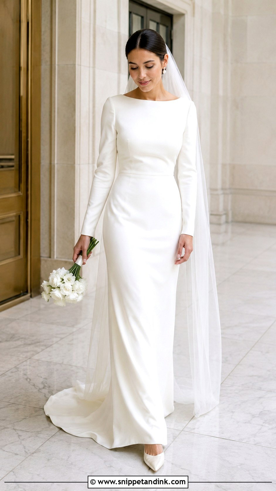 1970 Minimal Wedding Dress - Snippet and Ink - 25 1970 Wedding Dress Ideas