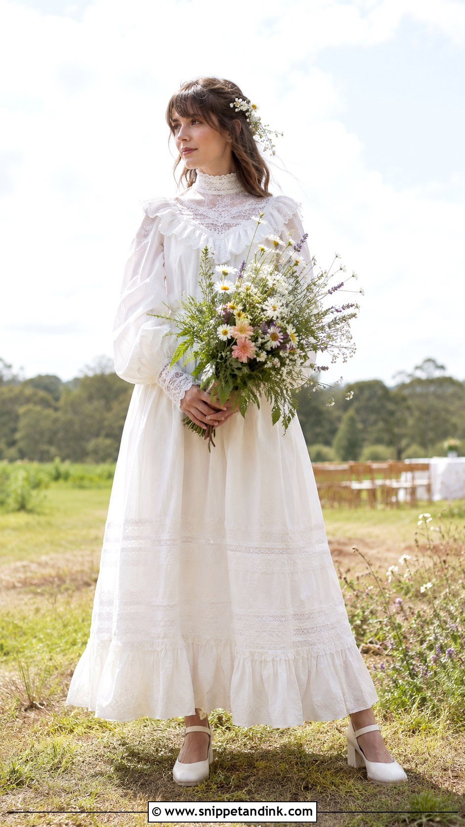 1970 Prairie Wedding Dress - Snippet and Ink - 25 1970 Wedding Dress Ideas