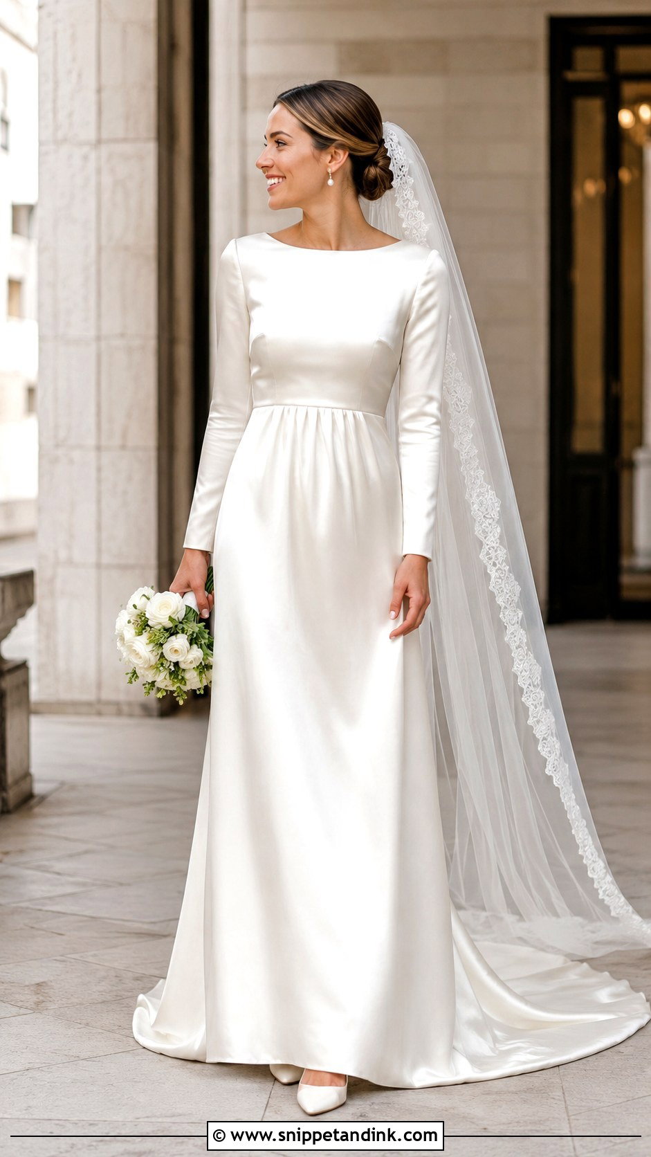 1970 Satin Wedding Dress - Snippet and Ink - 25 1970 Wedding Dress Ideas