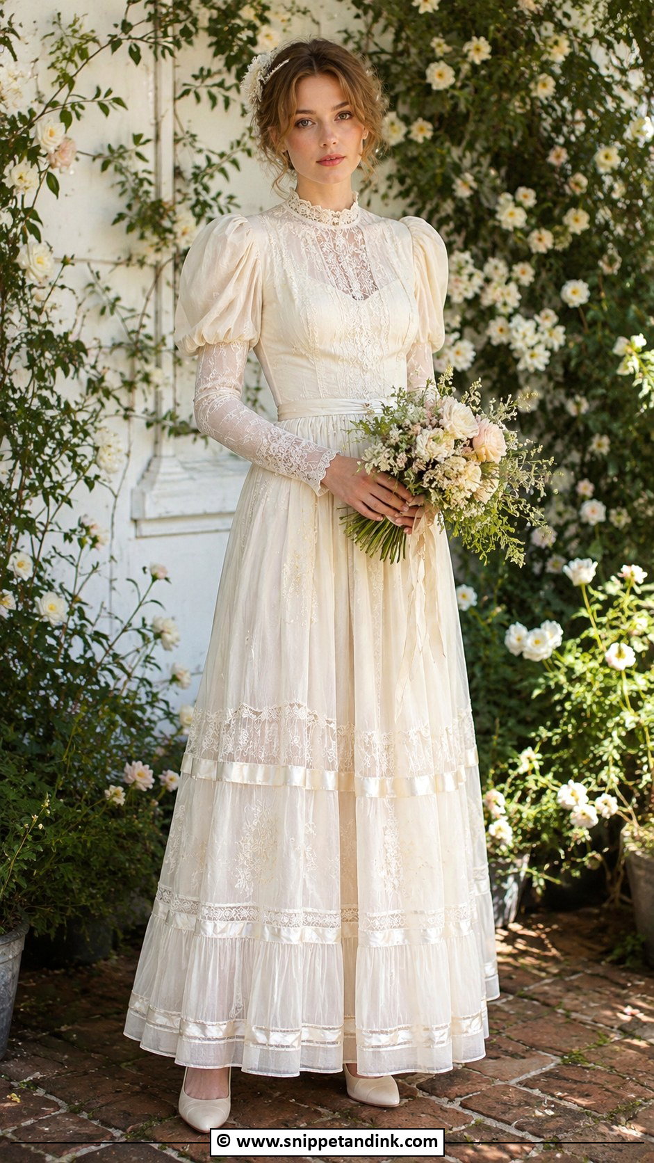 1970s Gunne Sax Wedding Dress - Snippet and Ink - 30 Vintage Wedding Dress 1970s Ideas
