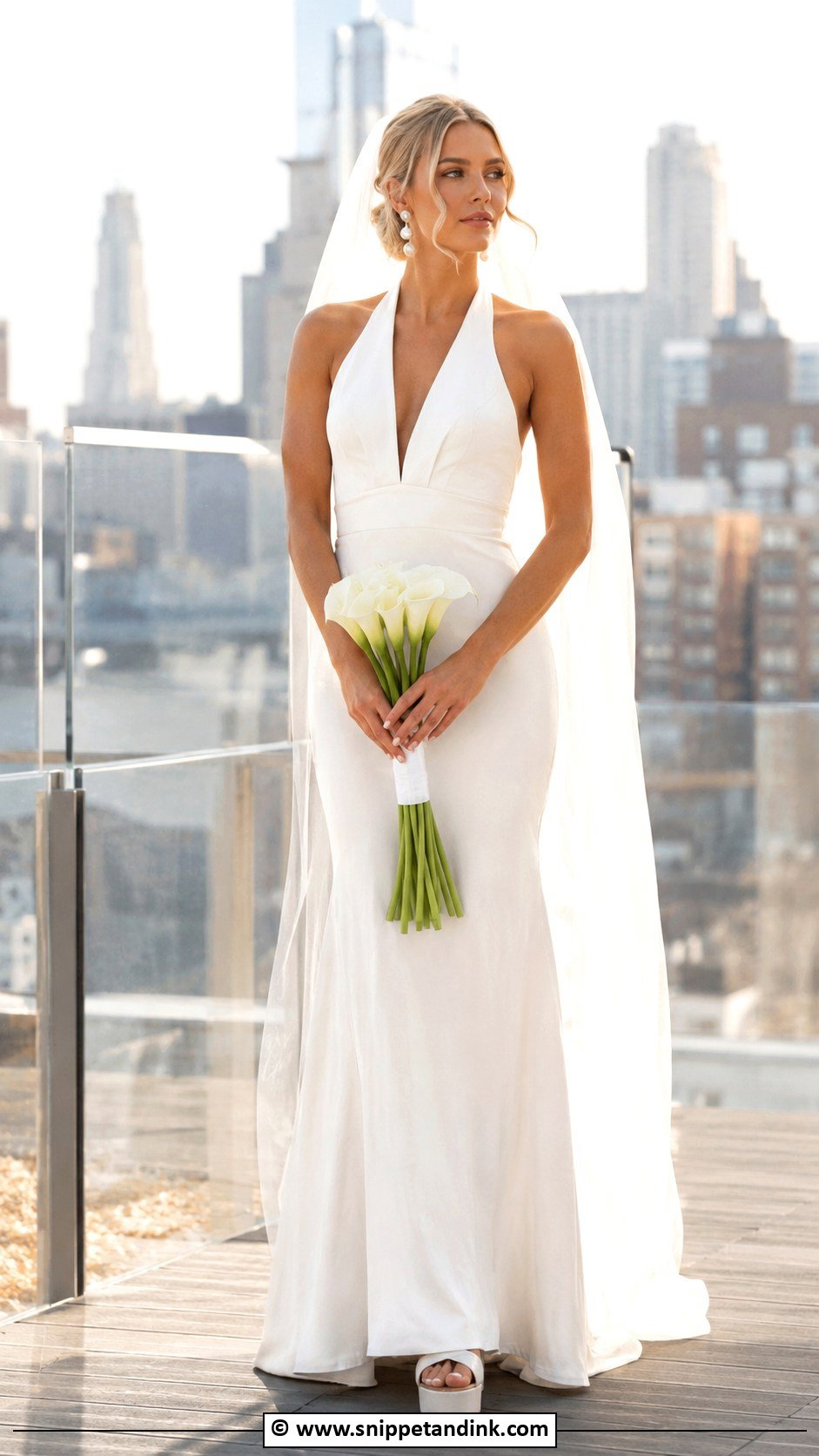 1970s Halter Wedding Dress - Snippet and Ink - 30 Vintage Wedding Dress 1970s Ideas