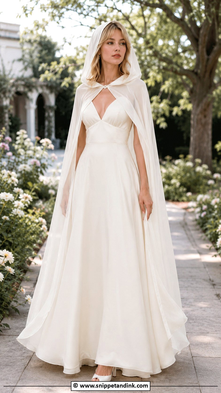 1970s Hooded Wedding Dress - Snippet and Ink - 25 1970s Wedding Dress Ideas