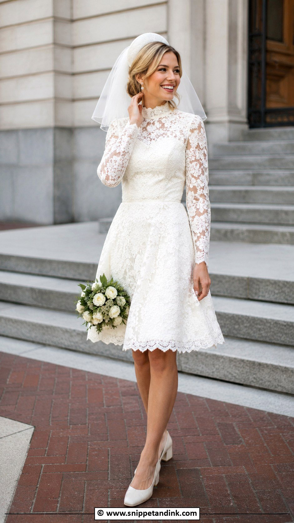 1970s Short Wedding Dress - Snippet and Ink - 25 1970s Wedding Dress Ideas