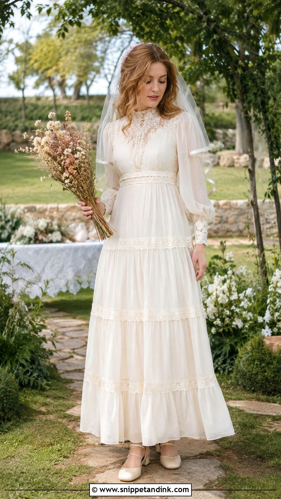 1971 Prairie Wedding Dress - Snippet and Ink - 20 1971 Wedding Dresses
