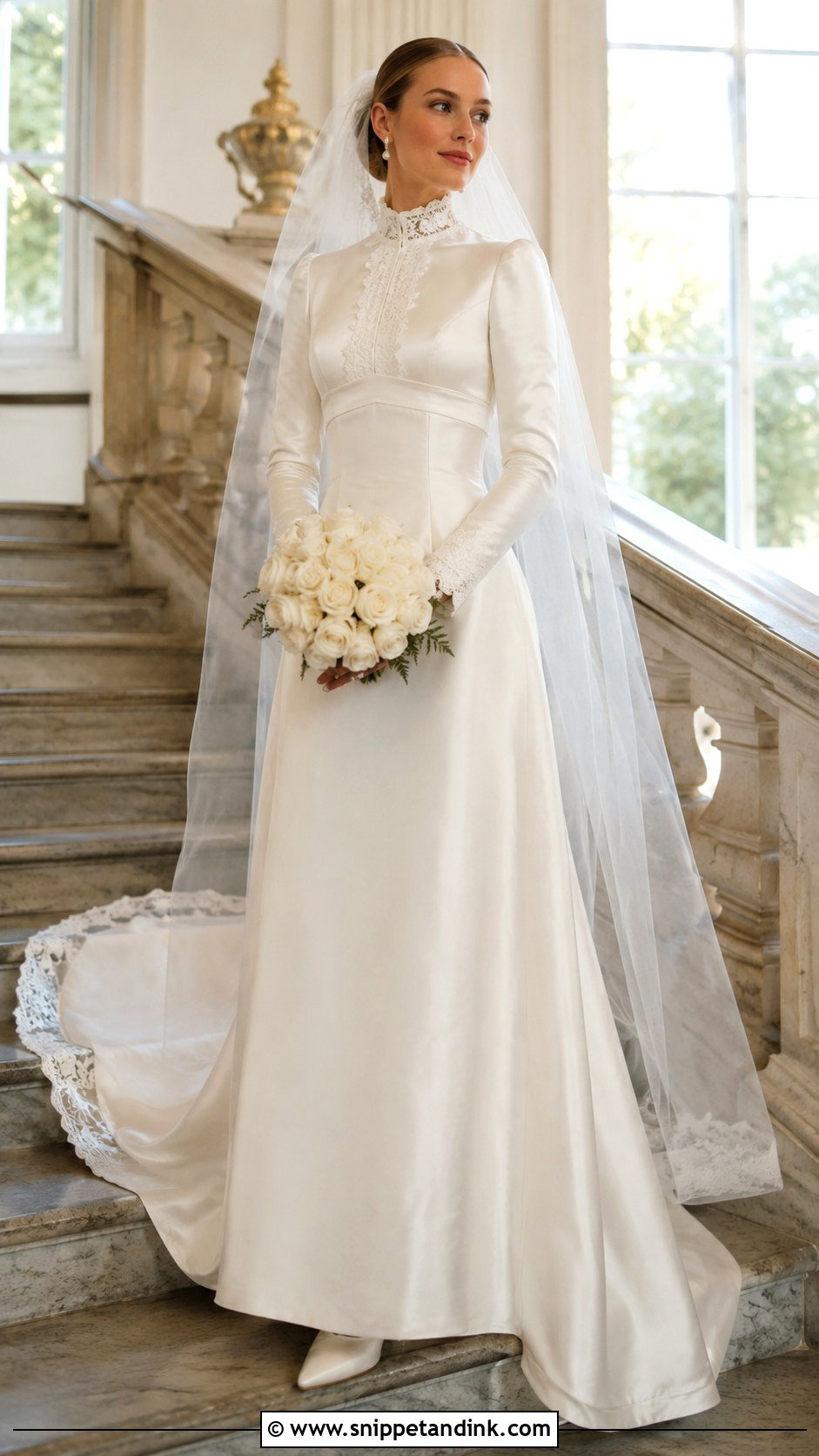 1971 Satin Wedding Dress With Train - Snippet and Ink - 20 1971 Wedding Dresses