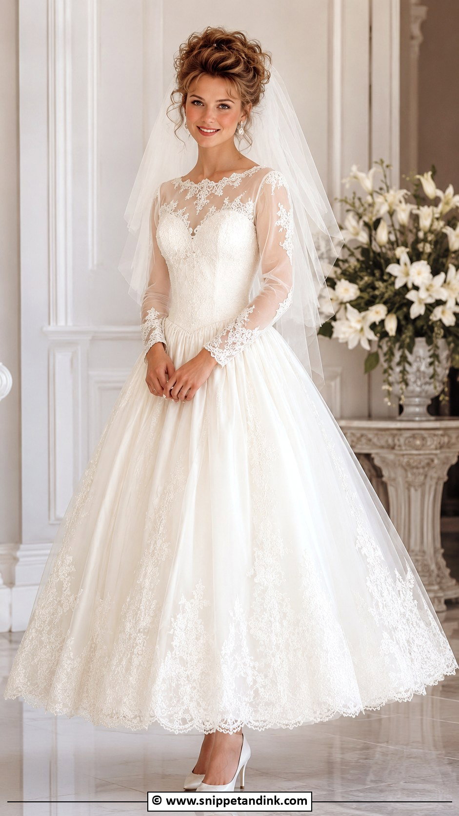 1980s Drop Waist Wedding Dress - Snippet and Ink - 30 1980s Wedding Dress Ideas