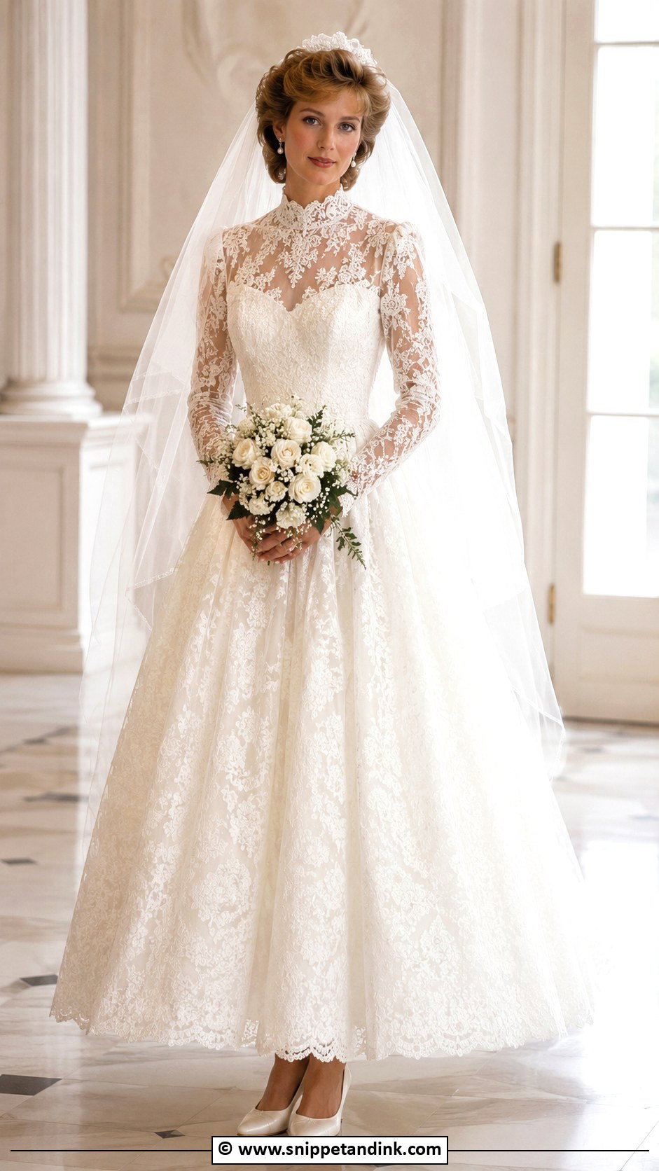1980s Long Sleeve Wedding Dress - Snippet and Ink - 30 1980s Wedding Dress Ideas