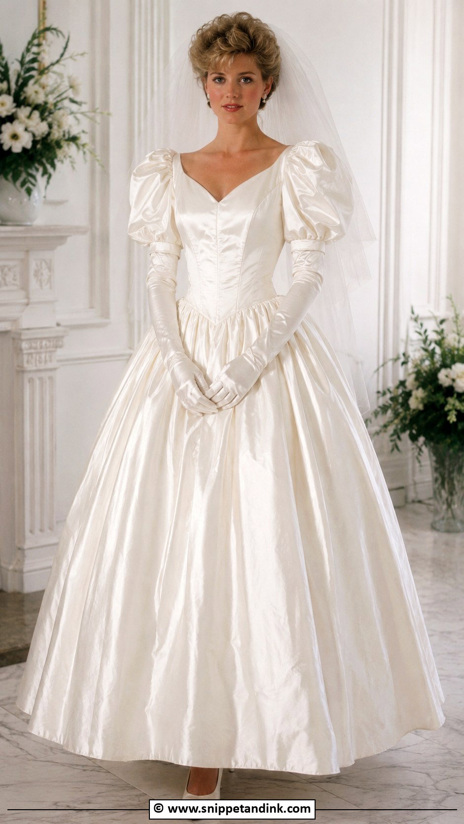 1980s Wedding Dress With Gloves - Snippet and Ink - 30 1980s Wedding Dress Ideas