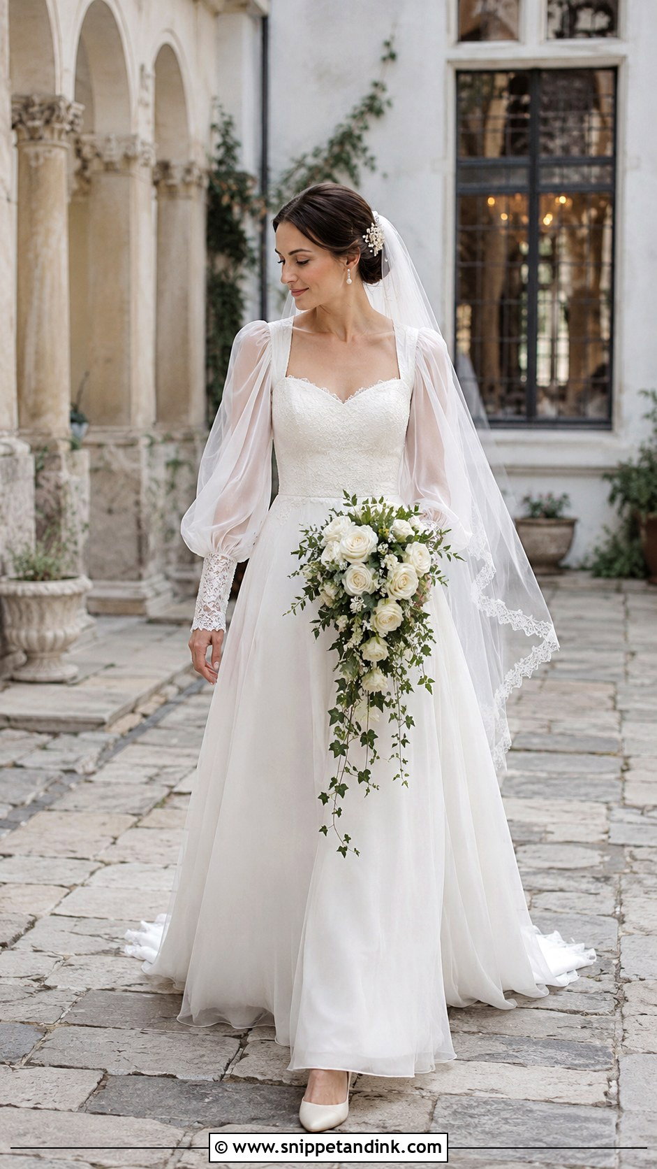 1981 Bishop Sleeve Wedding Dress - Snippet and Ink - 20 1981 Wedding Dresses