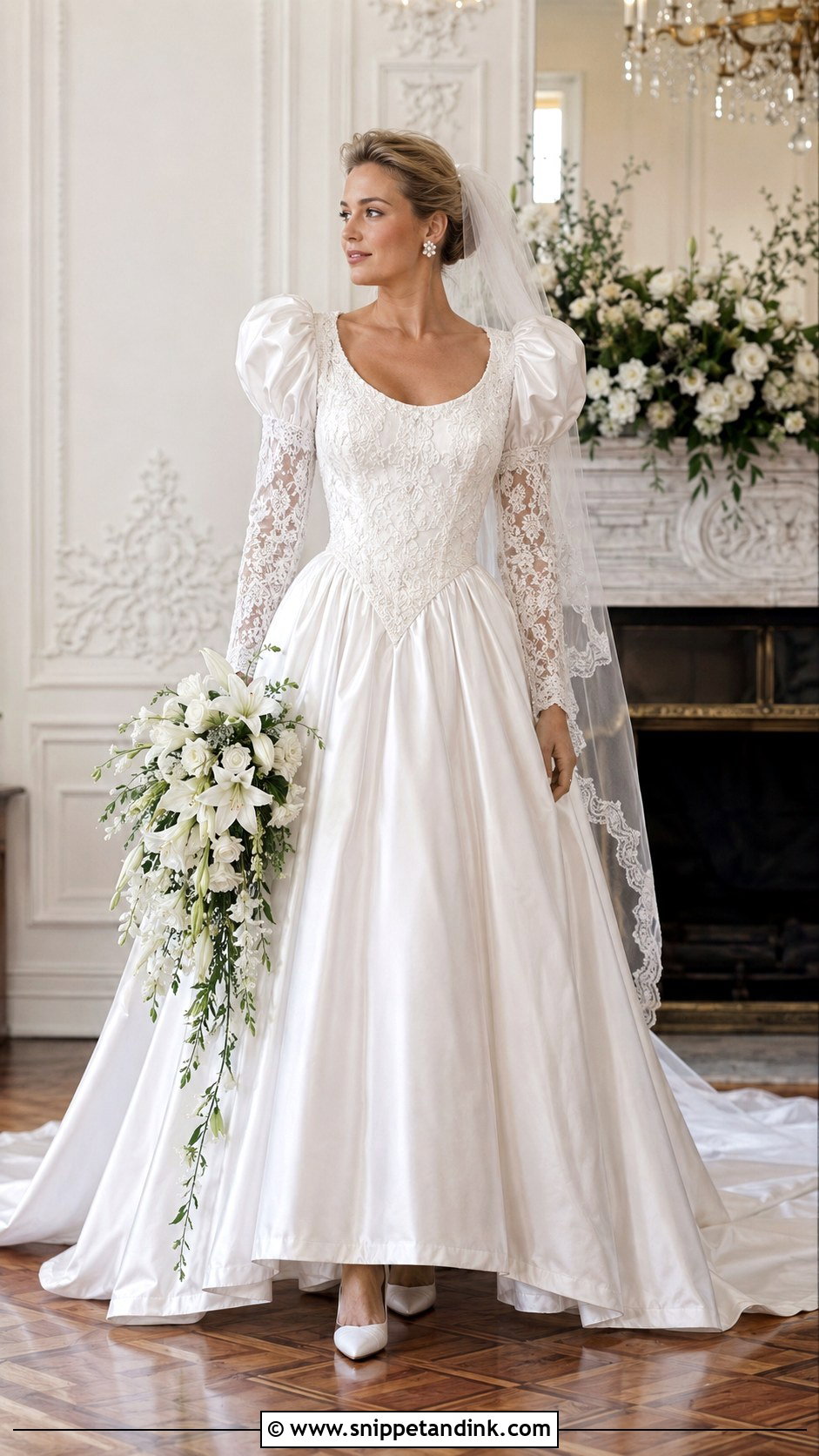 1981 Juliet Sleeve Wedding Dress - Snippet and Ink - 20 1981 Wedding Dresses